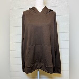 Danskin Women's Chocolate Brown Soft Cozy Hoodie Sweater NWT